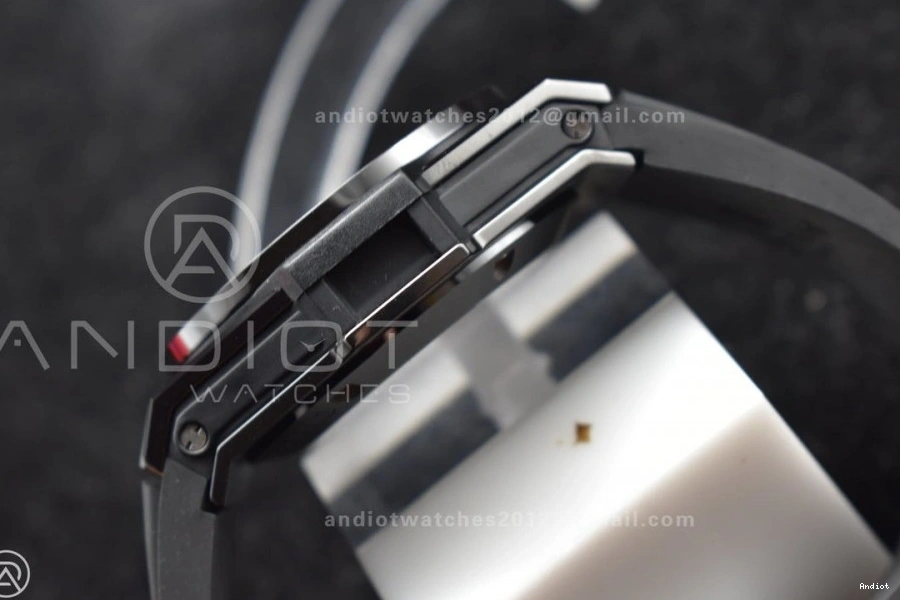 Skeleton 1:1 Best Unico Dial Black Titanium Big Rubber Black ZF Strap Edition Bang Hublot On A1280 0214